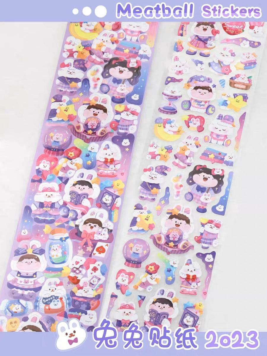 Meatball 「2023 new year rabbit」series washitape and sticker tape