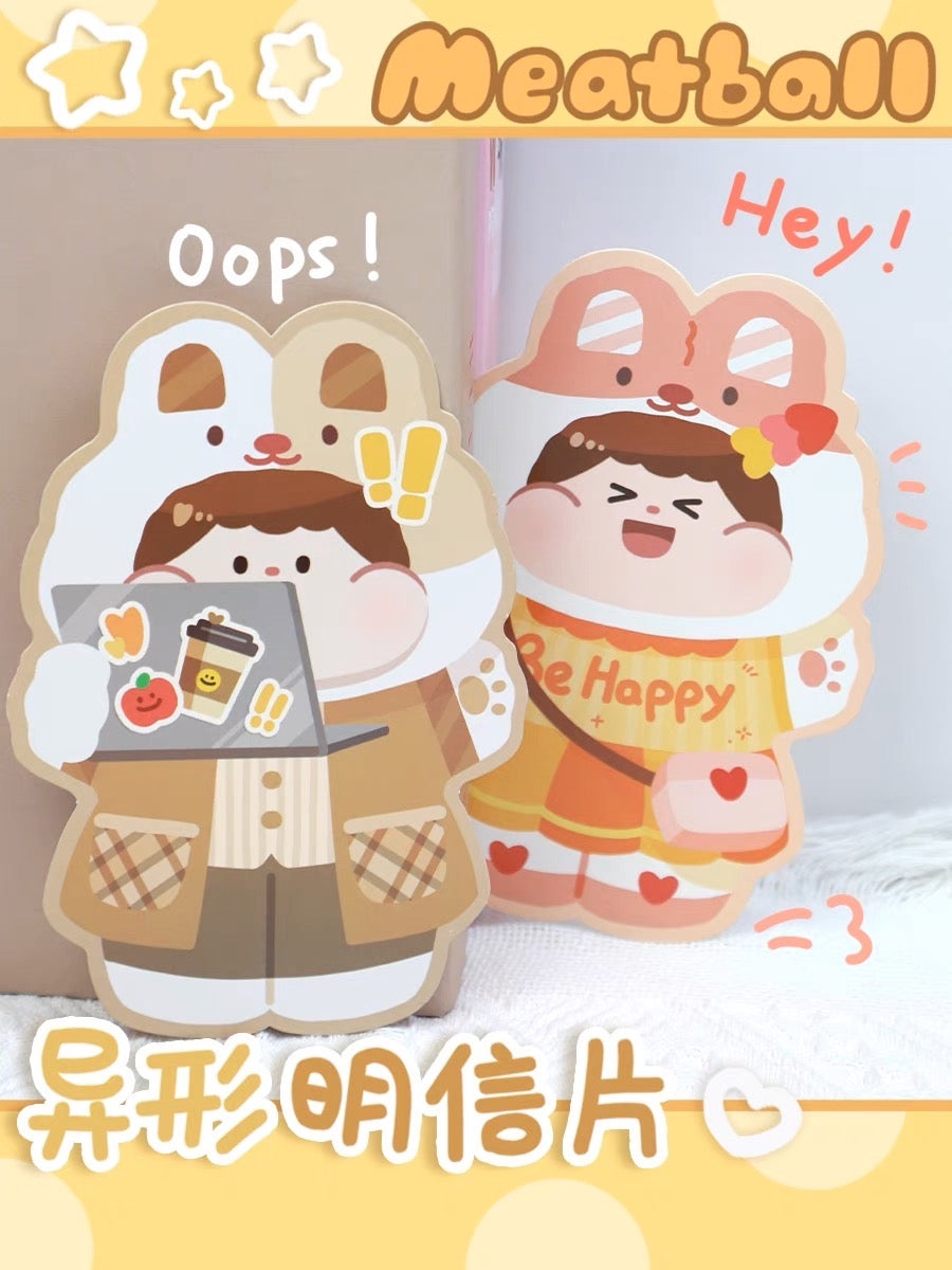 Meatball 「2023 new year rabbit」series postcard set