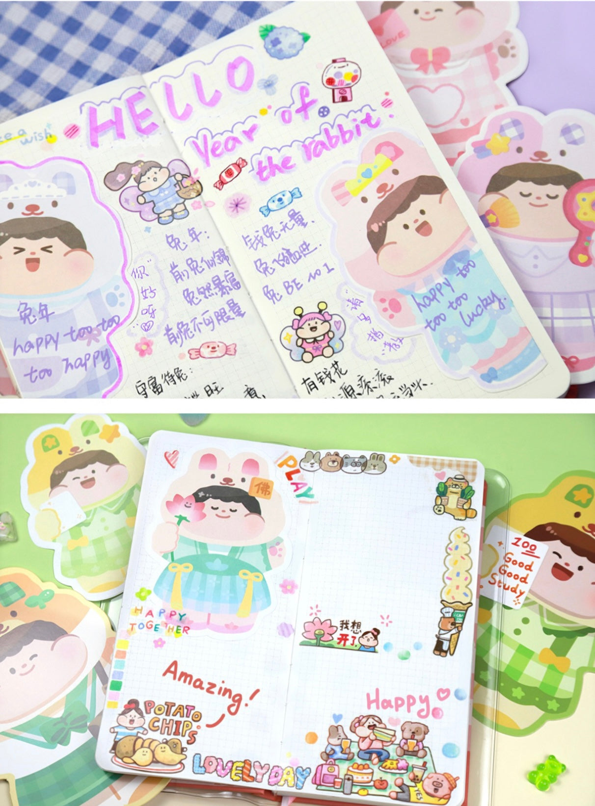 Meatball 「2023 new year rabbit」series memo pack