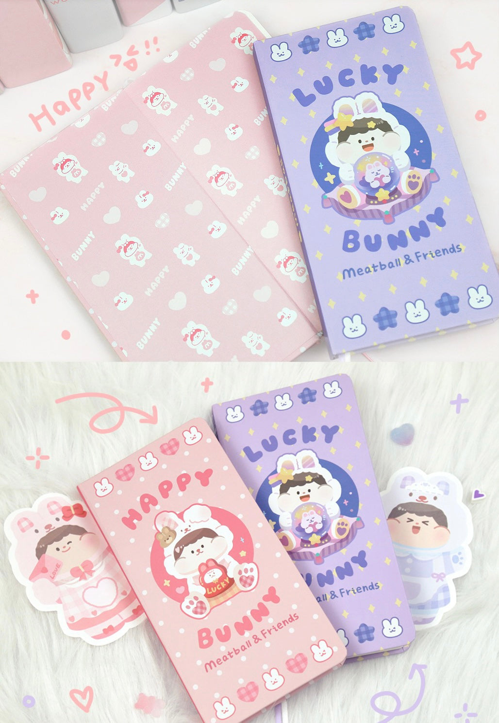 Meatball 「2023 new year rabbit」series weeks notebook (day free)