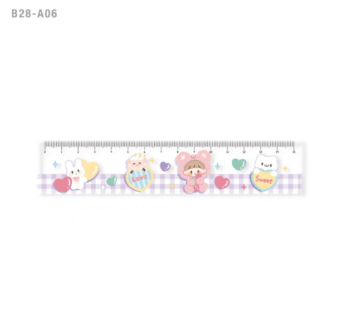 Molinta kawaii animal ruler