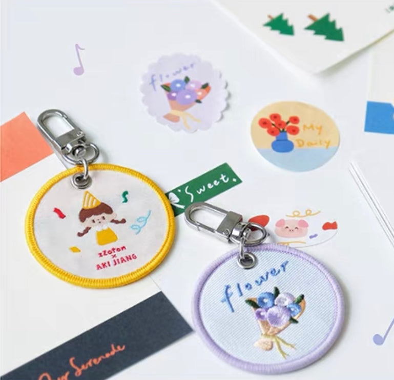 Molinta × Aki Jiang 【Our serenade】memo pad sealing sticker roll key chain