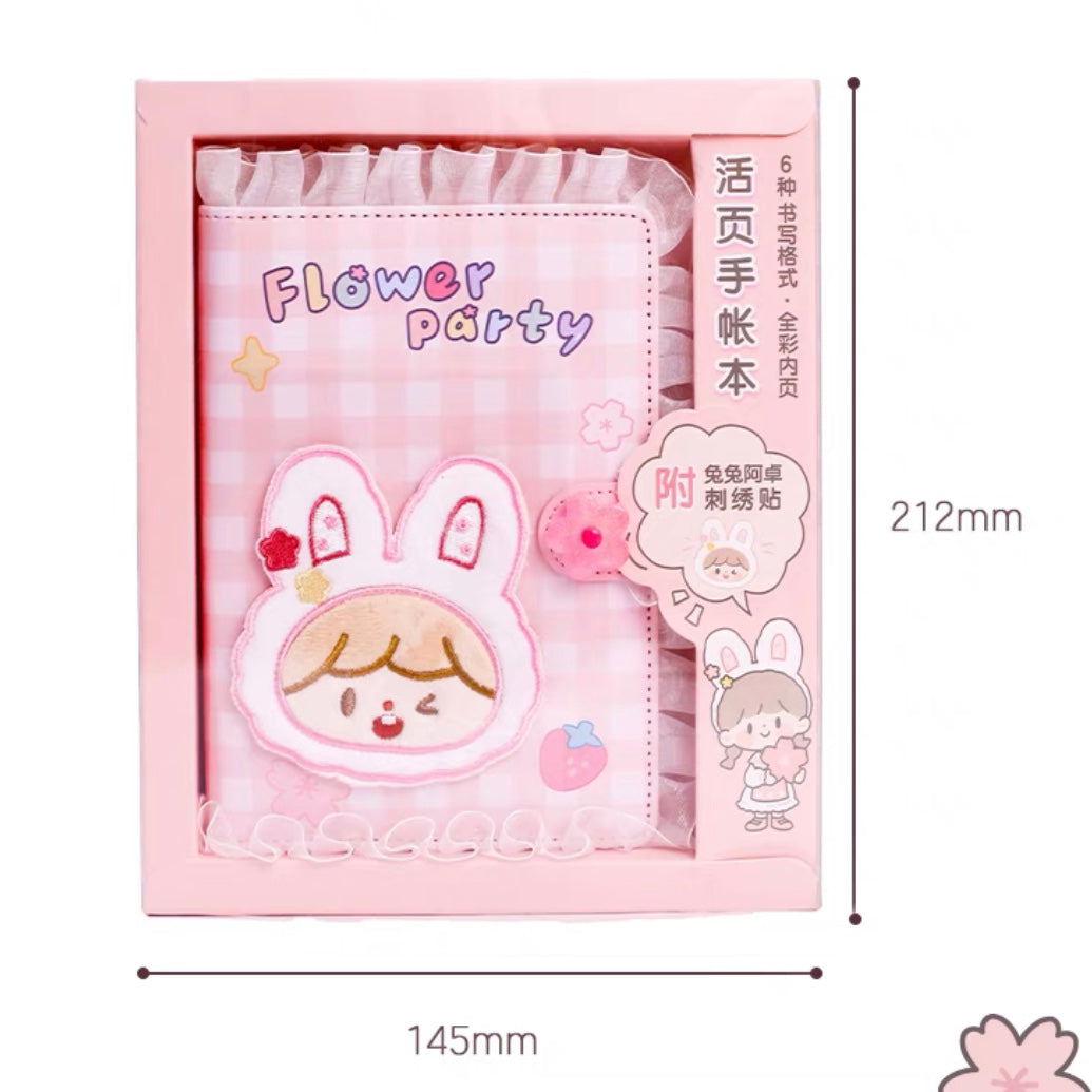 Molinta × M&G shop flower party series stationery set and journal note set