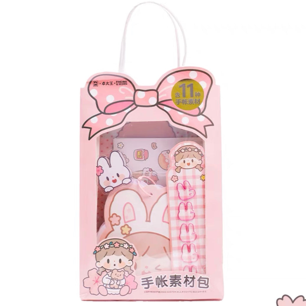 Molinta × M&G shop flower party series stationery set and journal note set