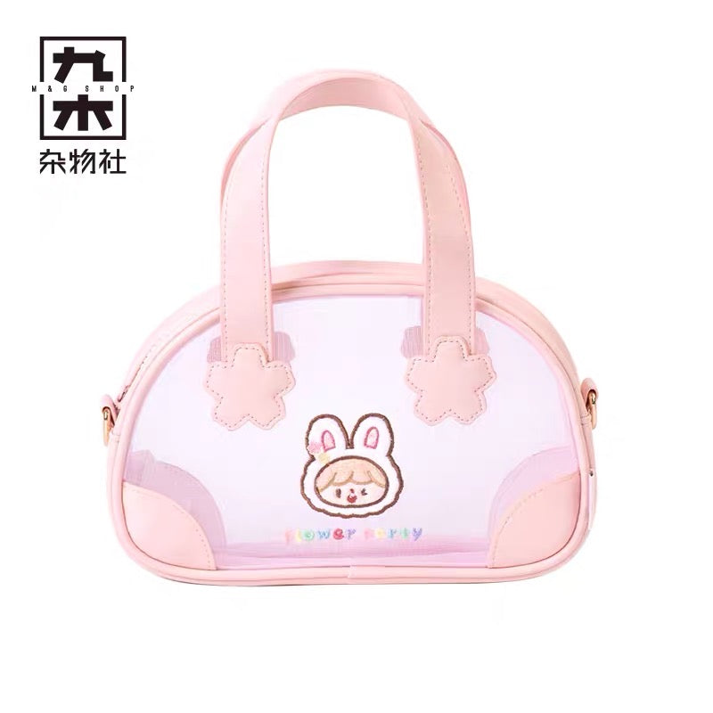 Molinta × M&G shop flower party series mini net yarn bowling bag/handbag
