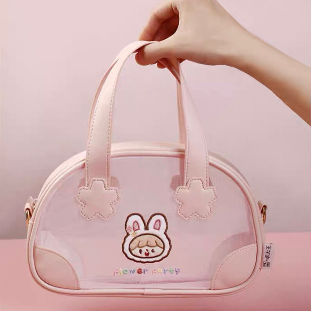 Molinta × M&G shop flower party series mini net yarn bowling bag/handbag