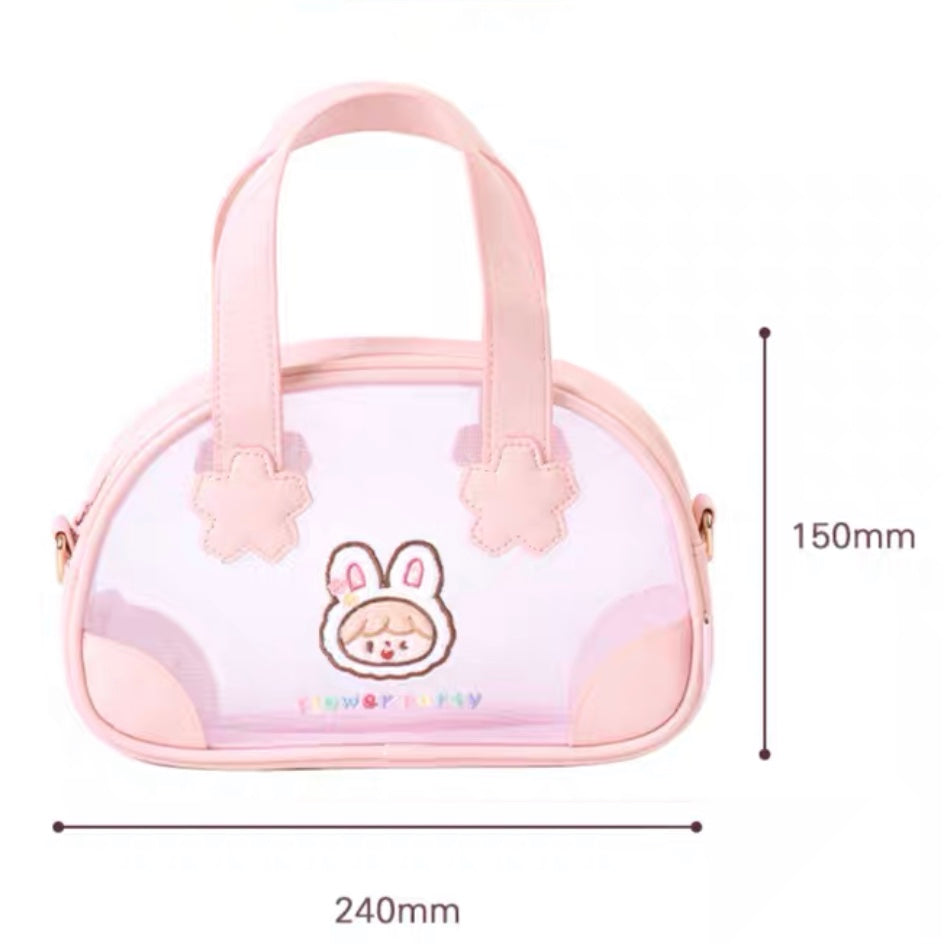 Molinta × M&G shop flower party series mini net yarn bowling bag/handbag