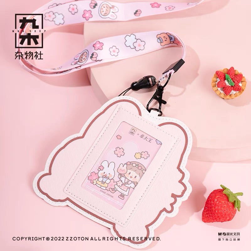 Molinta × M&G shop flower party series bus pass cardholder