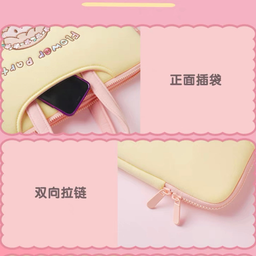 Molinta × M&G shop flower party series laptop bag