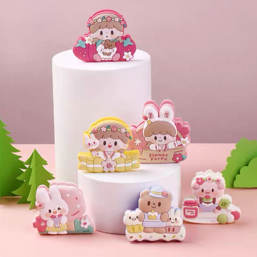 Molinta × M&G shop flower party series magnet clamp/folder blind box