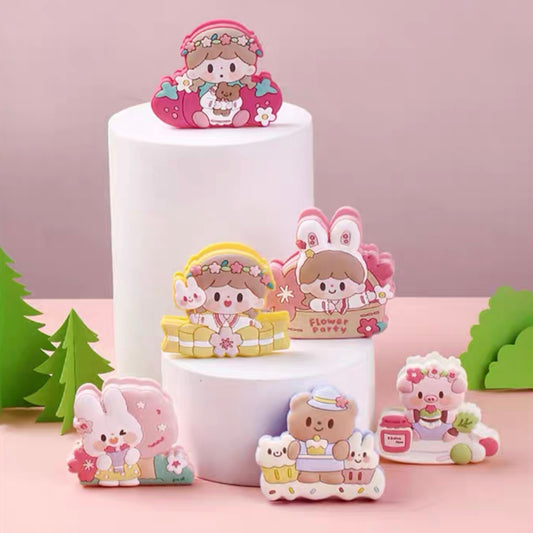 Molinta × M&G shop flower party series magnet clamp/folder blind box