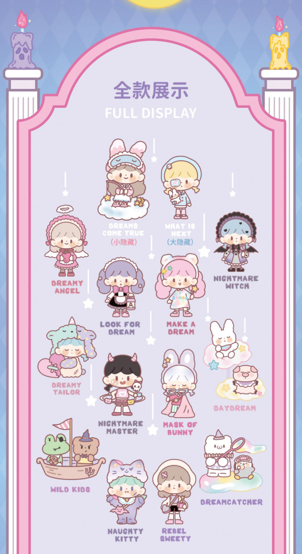 Molinta blind box toys 「Dreamy stage」series 10