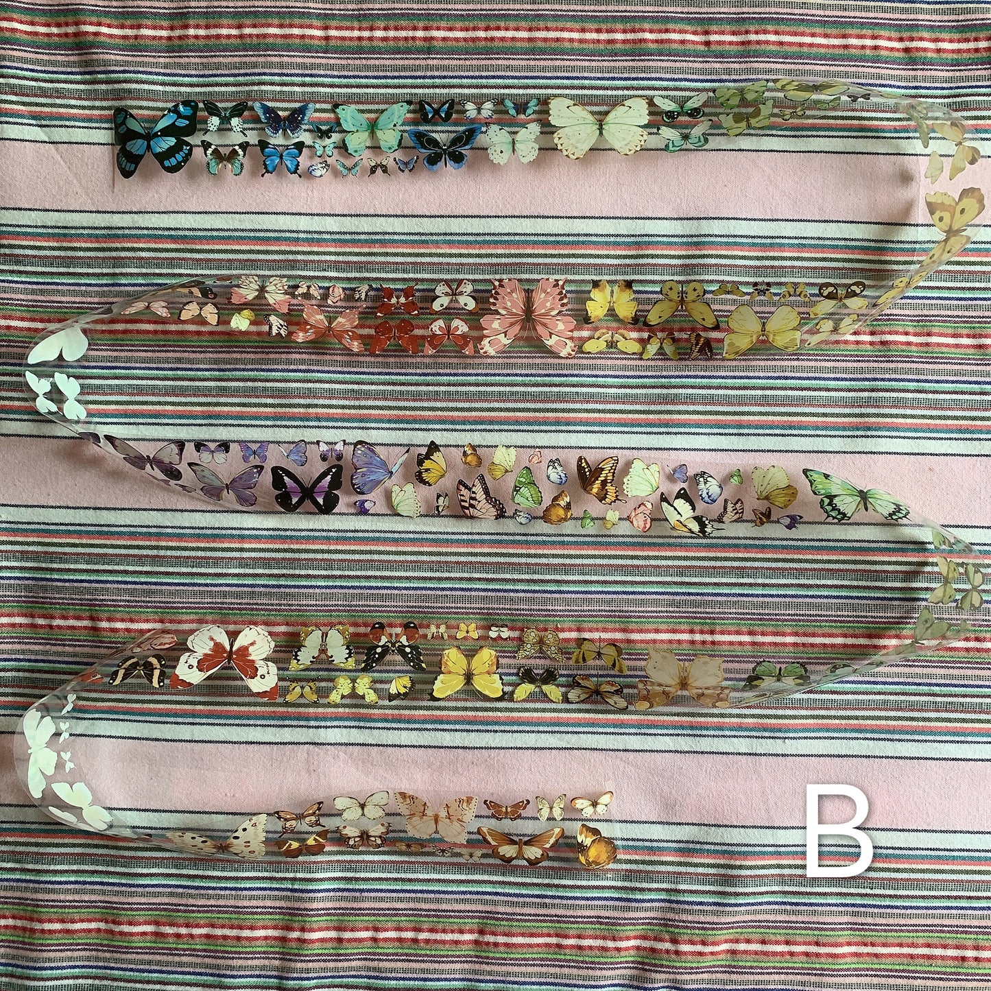 Butterfly theme PET tape sample set