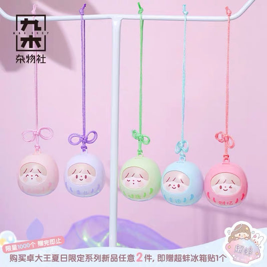 Molinta × M&G shop summer limited blue fantasy series dharma omamori chaining blind box
