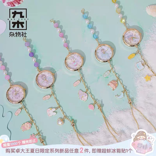 Molinta × M&G shop summer limited blue fantasy series watch bracelet blind box