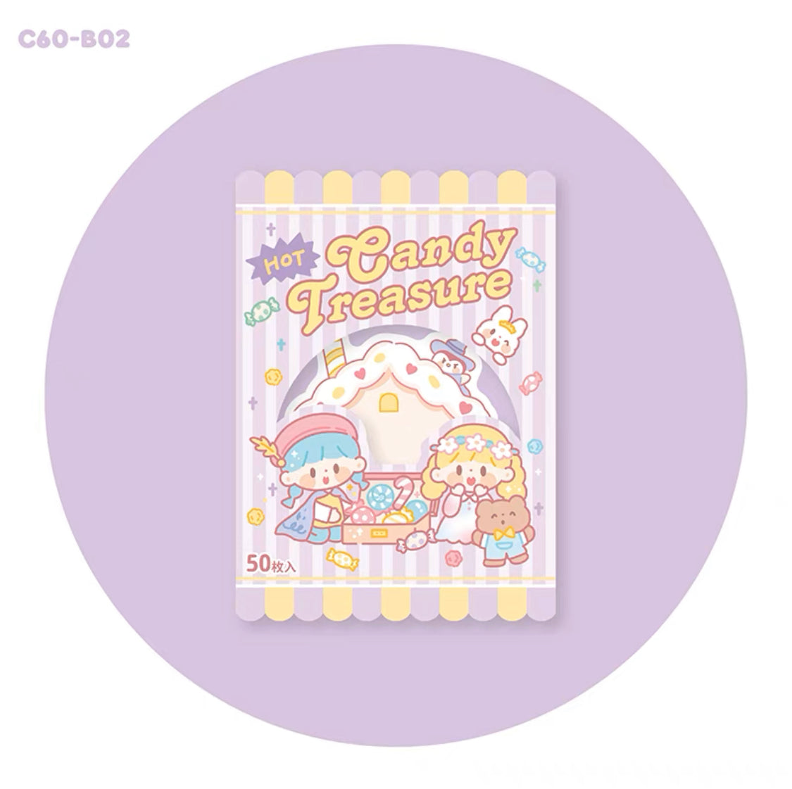 Molinta 「candy house」series washitape  sticker and journal paper pack