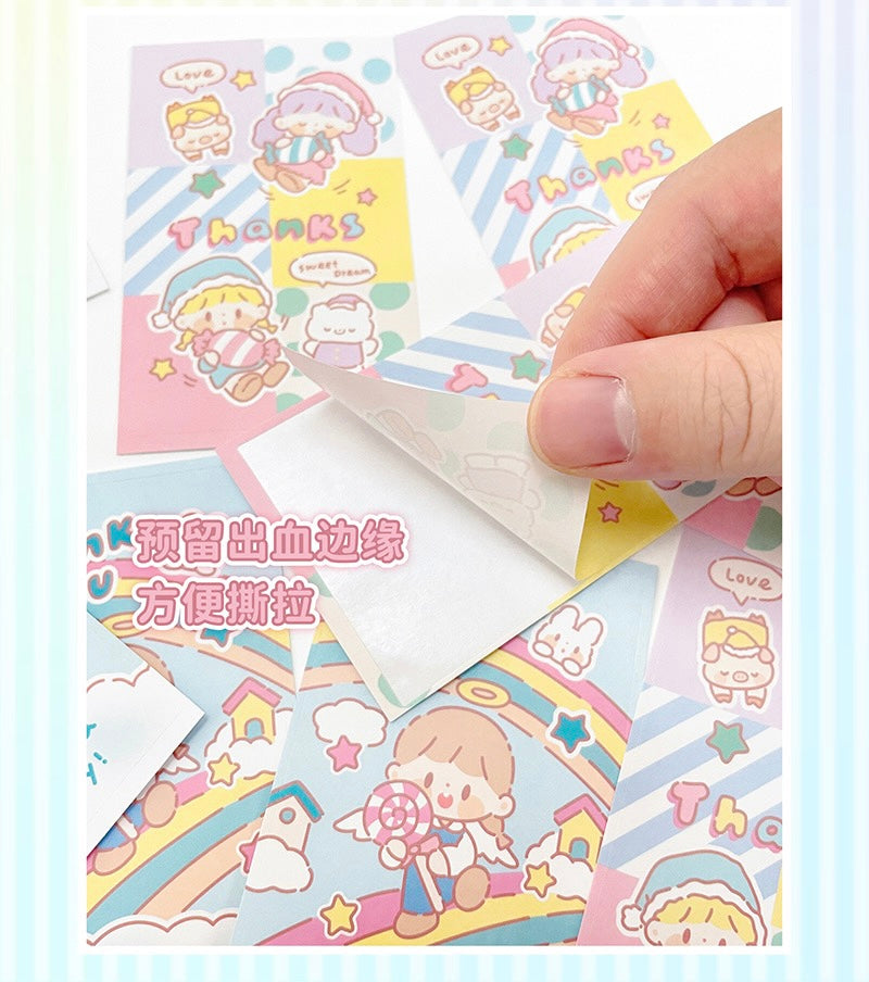 Molinta 「candy house」series washitape  sticker and journal paper pack