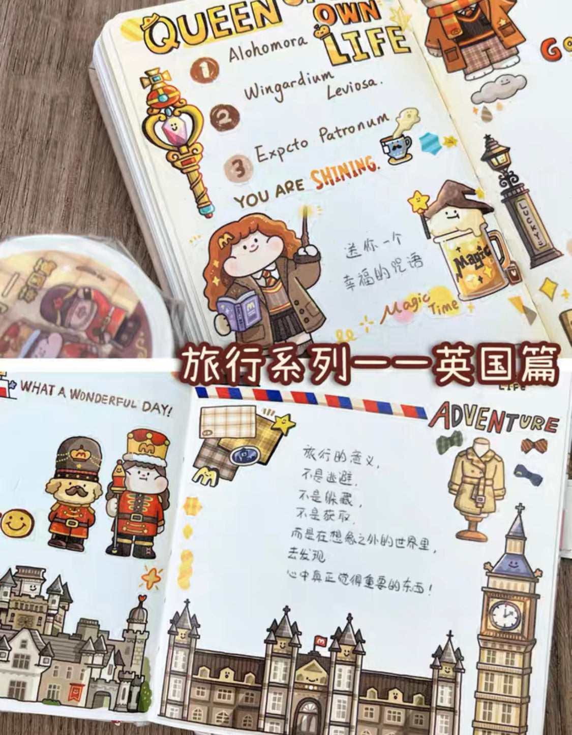 Meatball 「Travel」series 2 United Kingdom washitape