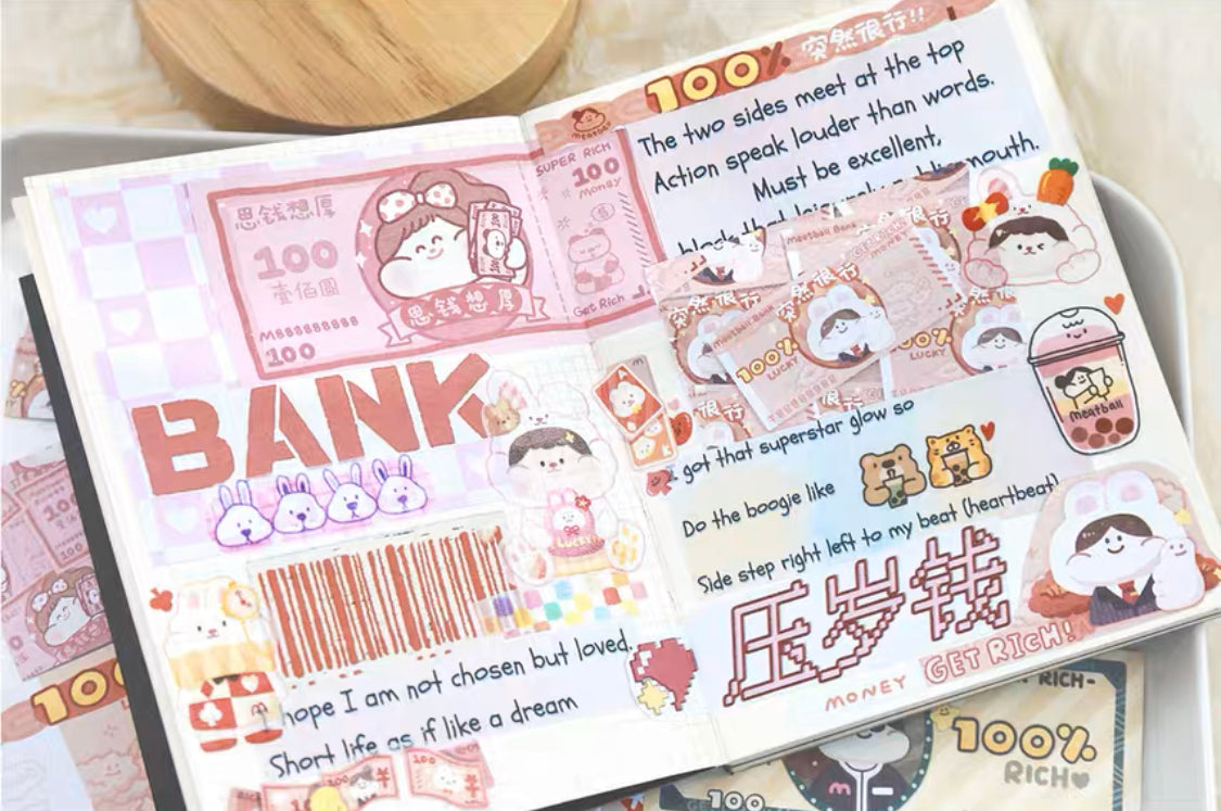 Meatball rich money memo pack