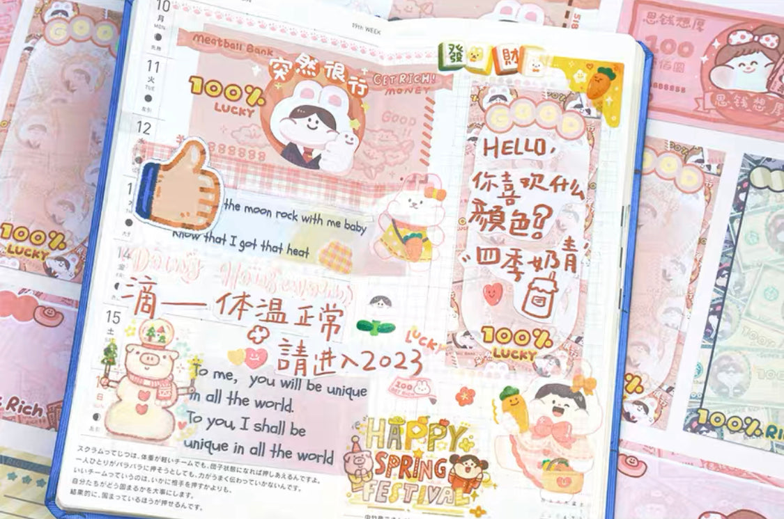 Meatball rich money memo pack