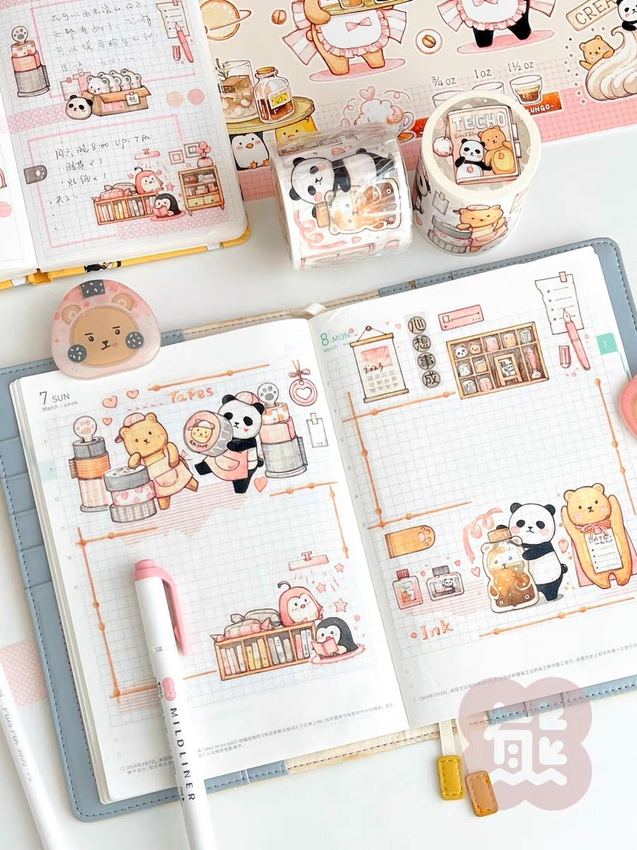 Ever&Ein techo(journal) washitape and sticker pack
