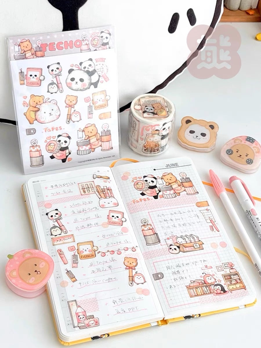 Ever&Ein techo(journal) washitape and sticker pack