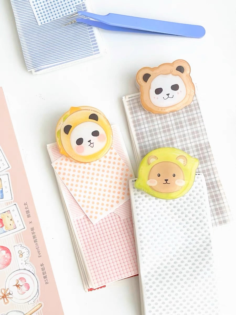 Ever&Ein panda and bear clamp