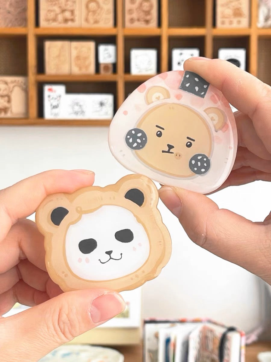 Ever&Ein panda and bear clamp