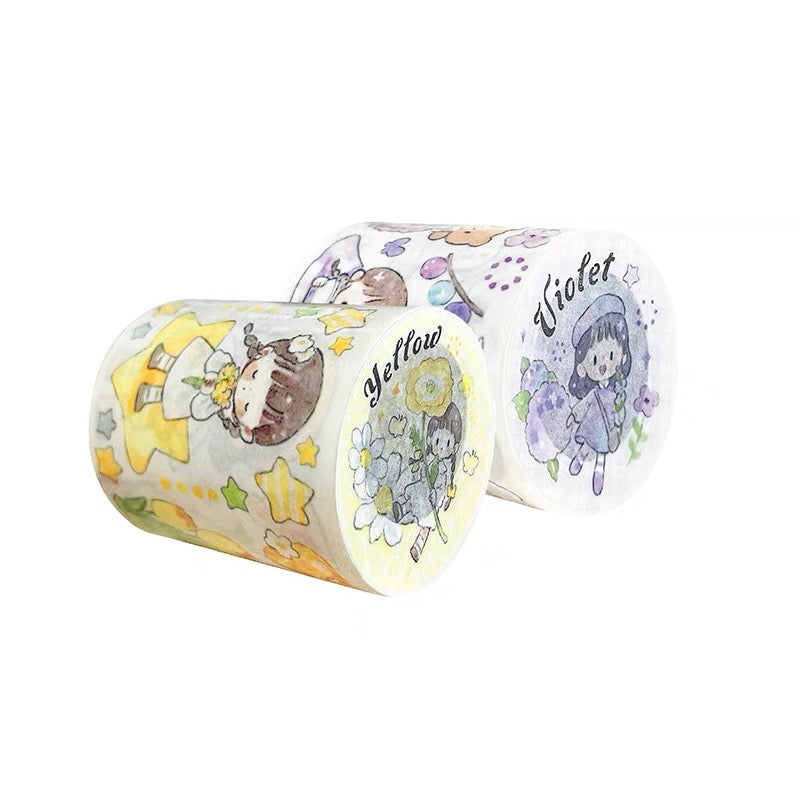 Molinta colorful washitape（violet yellow）