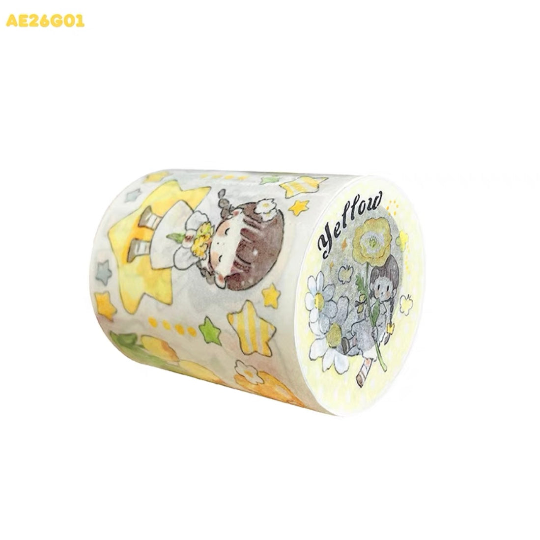 Molinta colorful washitape（violet yellow）