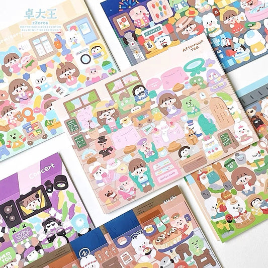 Molinta scene sticker set 3