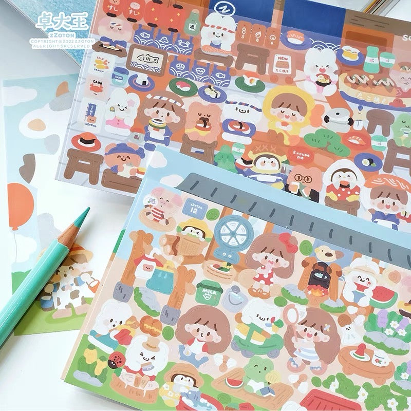 Molinta scene sticker set 3