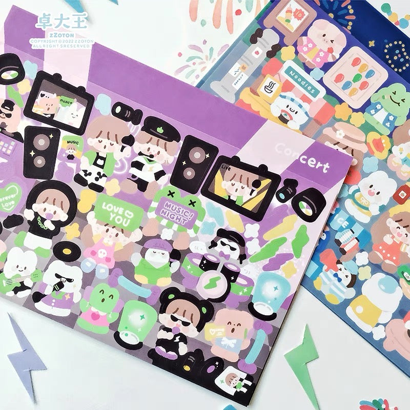 Molinta scene sticker set 3