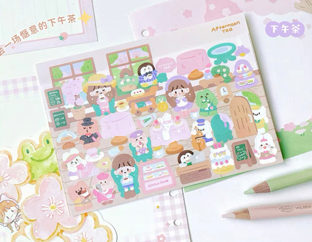 Molinta scene sticker set 3