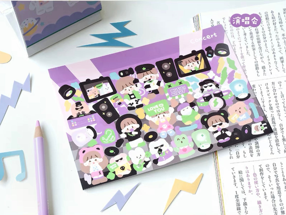 Molinta scene sticker set 3
