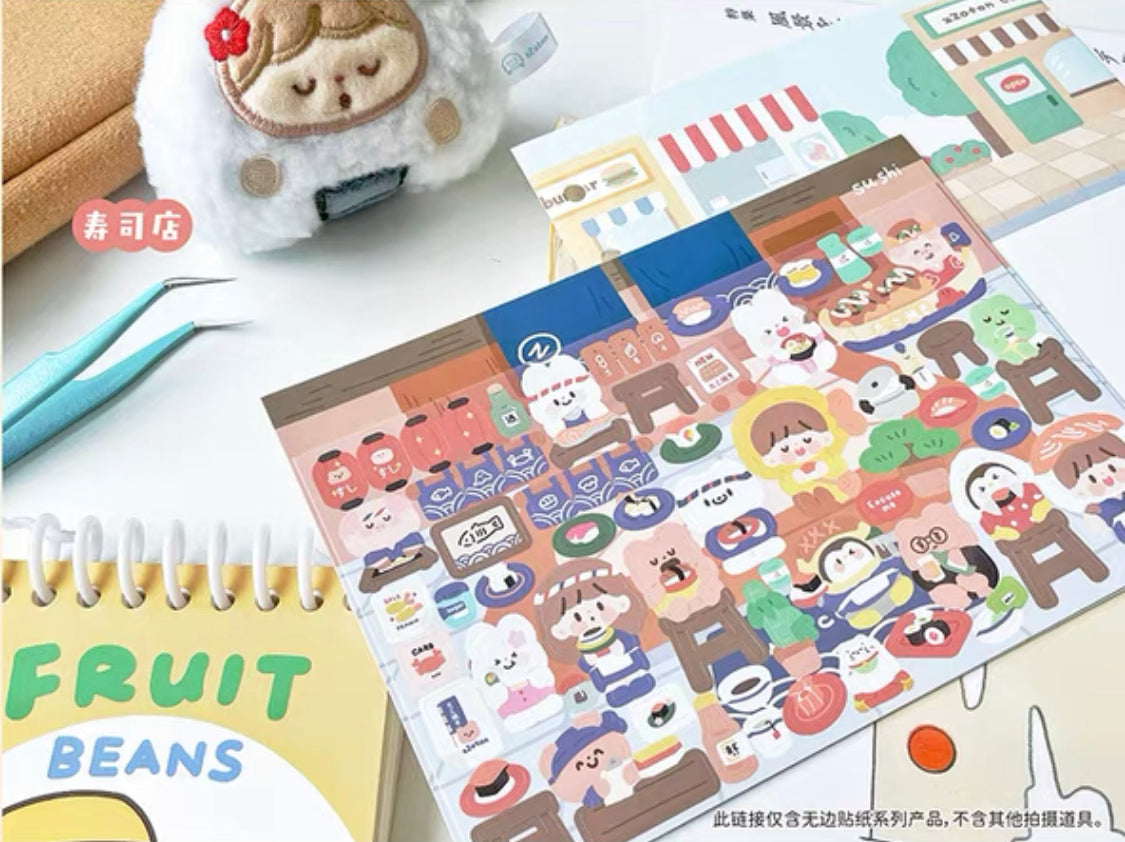 Molinta scene sticker set 3