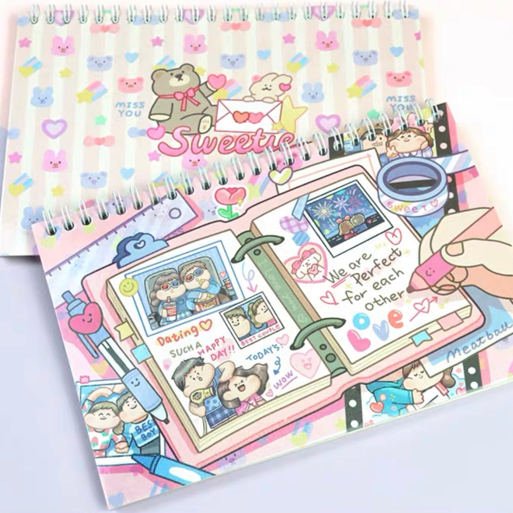 Meatball washitape and sticker holder book