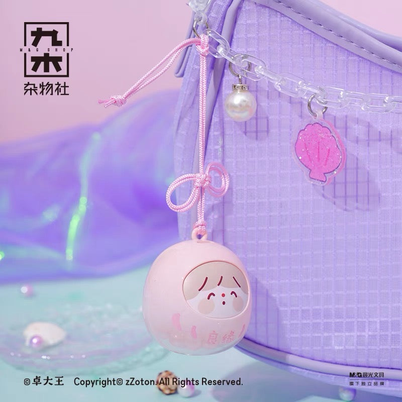 Molinta × M&G shop summer limited blue fantasy series dharma omamori chaining blind box