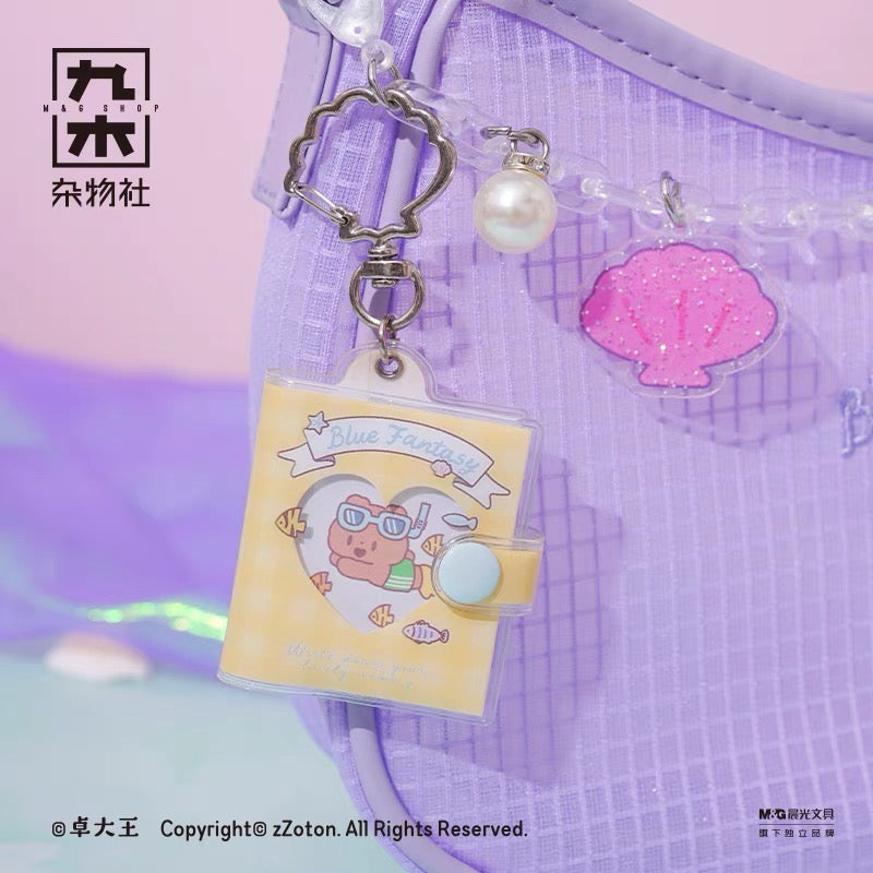 Molinta × M&G shop summer limited blue fantasy series mini notebook blind bag