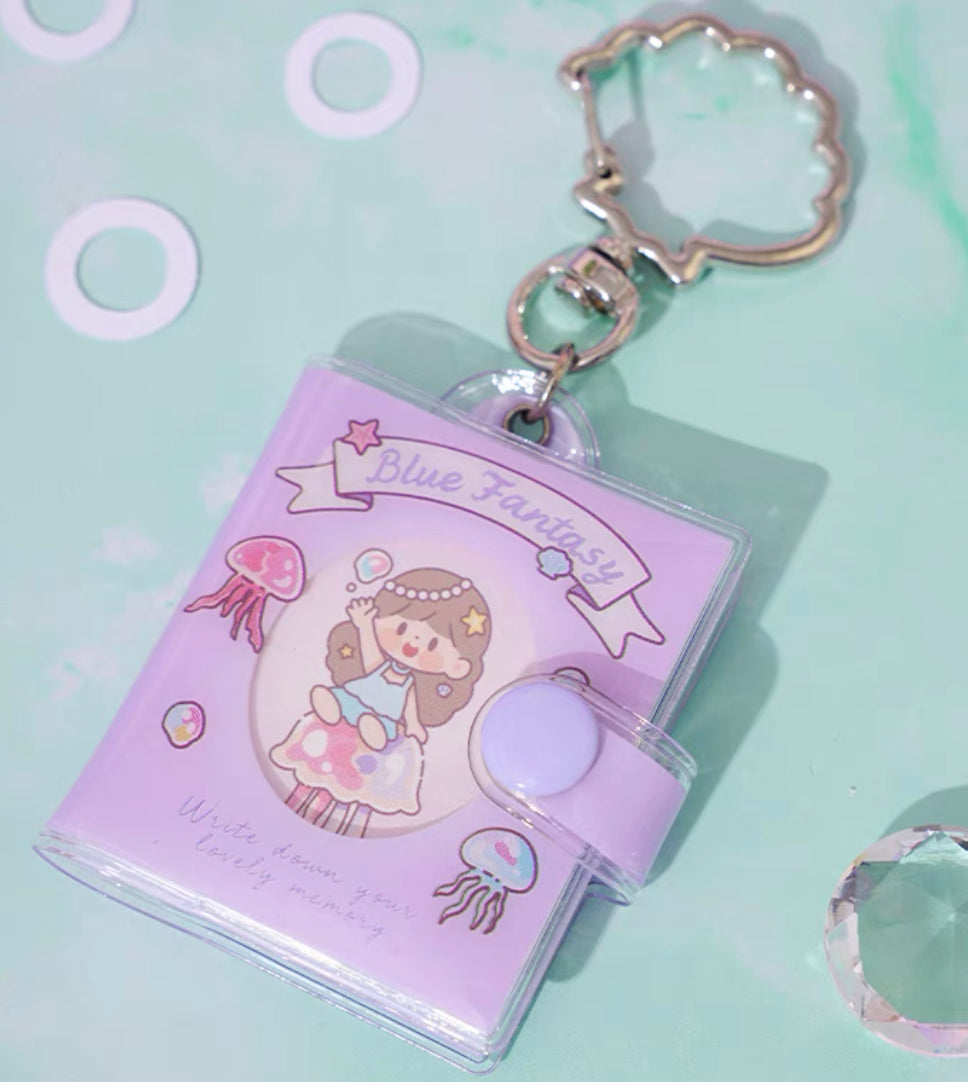 Molinta × M&G shop summer limited blue fantasy series mini notebook blind bag