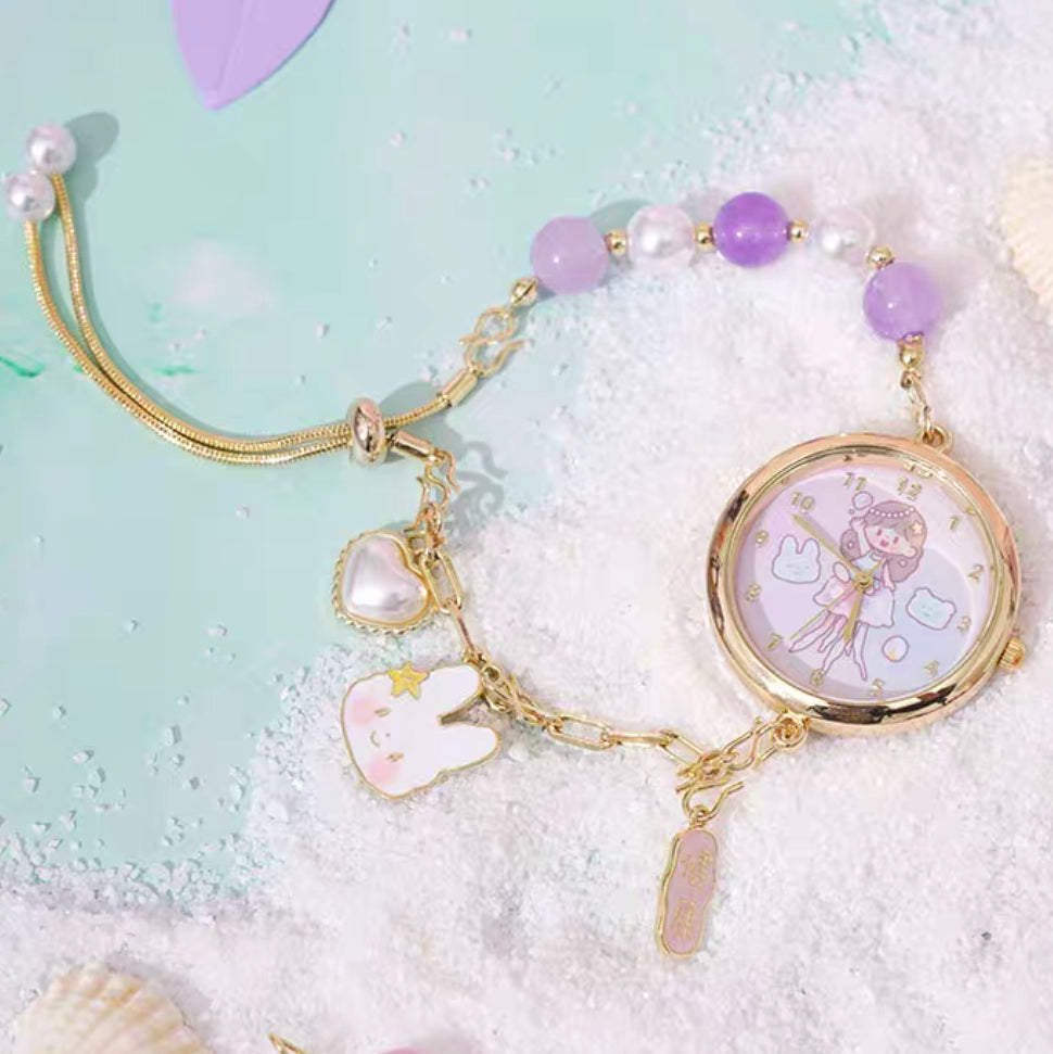 Molinta × M&G shop summer limited blue fantasy series watch bracelet blind box