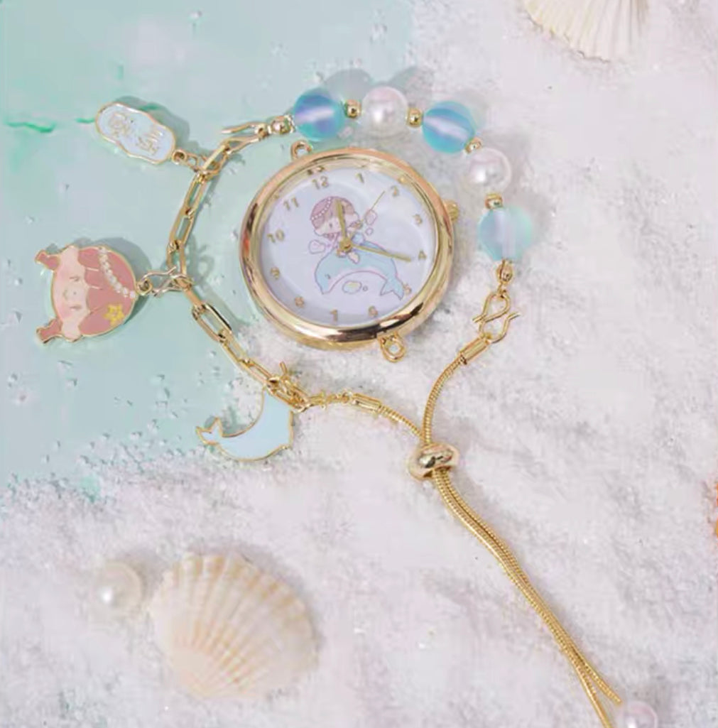 Molinta × M&G shop summer limited blue fantasy series watch bracelet blind box