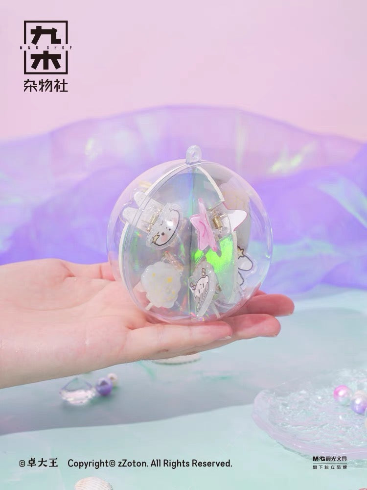 Molinta × M&G shop summer limited blue fantasy series hair pin