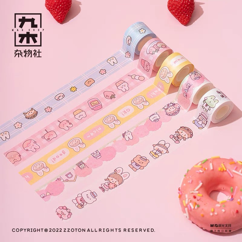 Molinta × M&G shop flower party series washitape star bottle