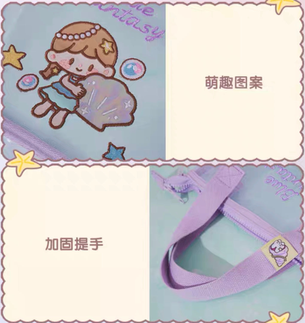 【SALE and LIMITED】Molinta × M&G shop summer limited blue fantasy series stationery set
