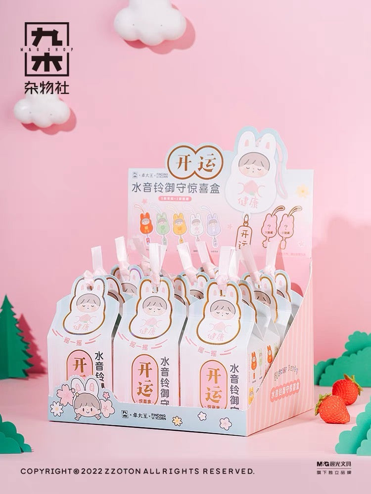 Molinta × M&G shop flower party series omamori bell blind box