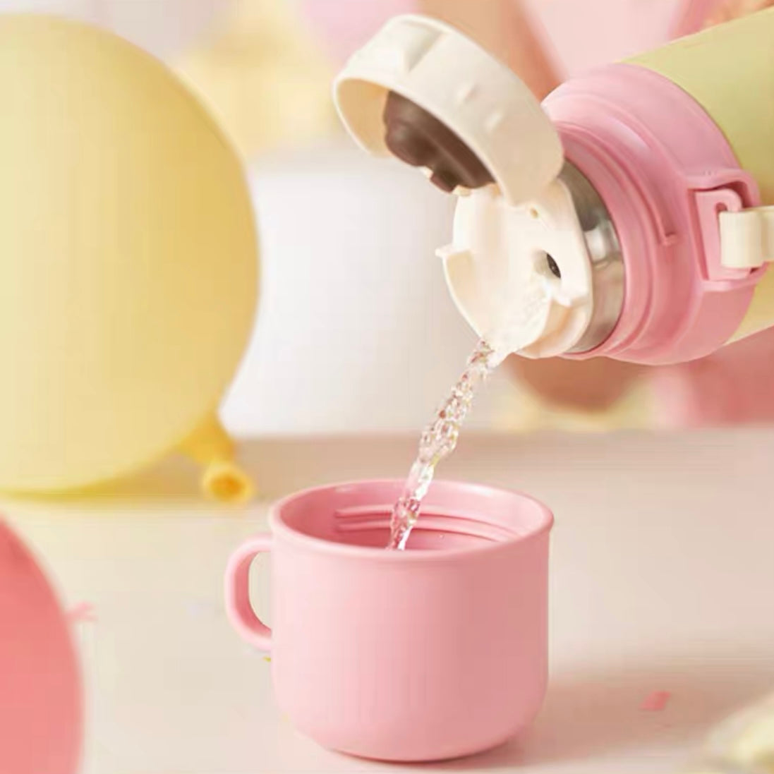 Starbucks China 2022 Summer dreamy garden Season 600ml happy paradise vacuum cup（2 ways to use）