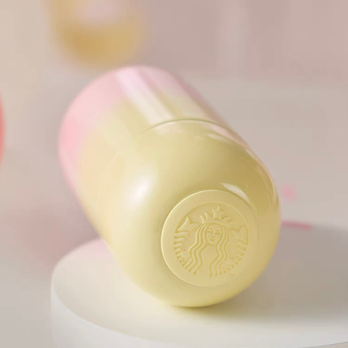 Starbucks China 2022 Summer dreamy garden Season 220ml pink and yellow gradient vacuum cup