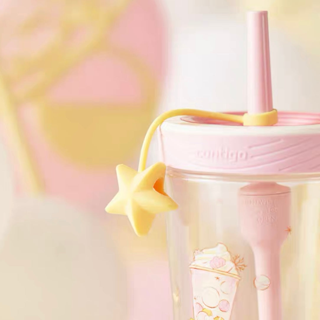Starbucks China 2022 Summer dreamy garden Season 520ml pink balloon cup with straw