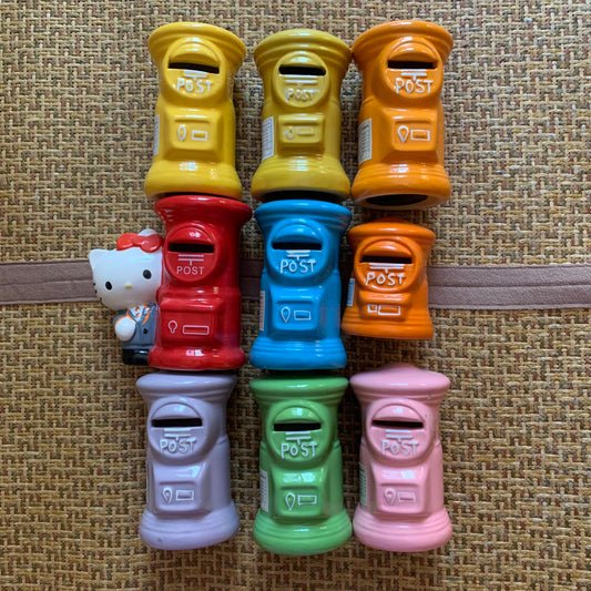 【Preloved and SALE】Japan post office JP post box ceramics money saving